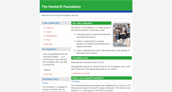 Desktop Screenshot of hockerillfoundation.org.uk